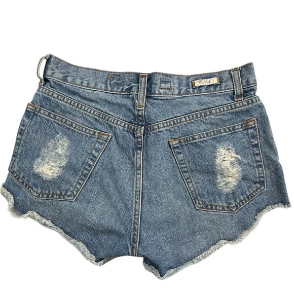 Brandy Melville Women’s Denim Shorts Size 38 27” Waist - Picture 3 of 7